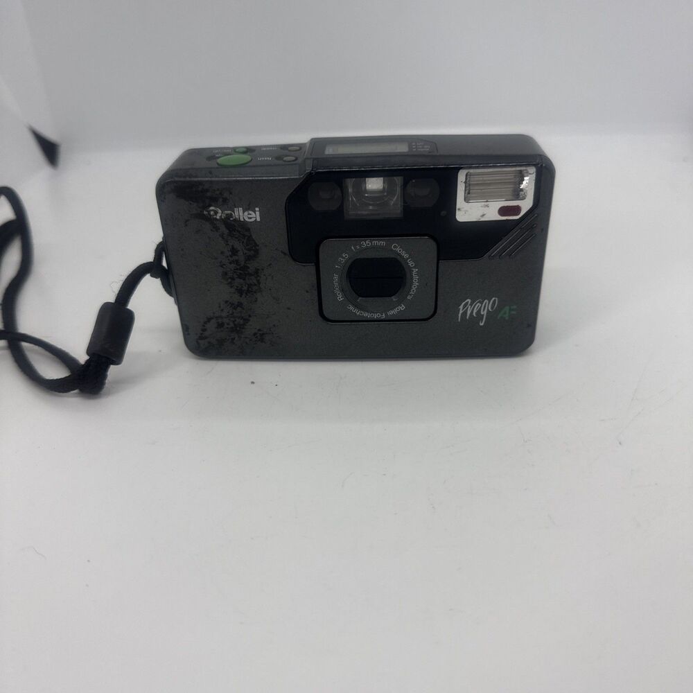 Rollei Prego Af 35mm F3.5 Compact Film Camera Rare - Untested
